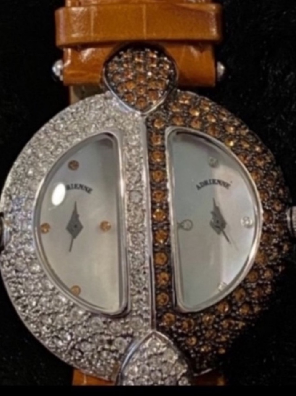 Swarovski Two-Tone Swarovski  Dual-Dial Women's Watch - mother of Pearl face